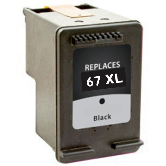 HP No. 67XL (3YM57AN) High Capacity Remanufactured Black Ink Cartridge